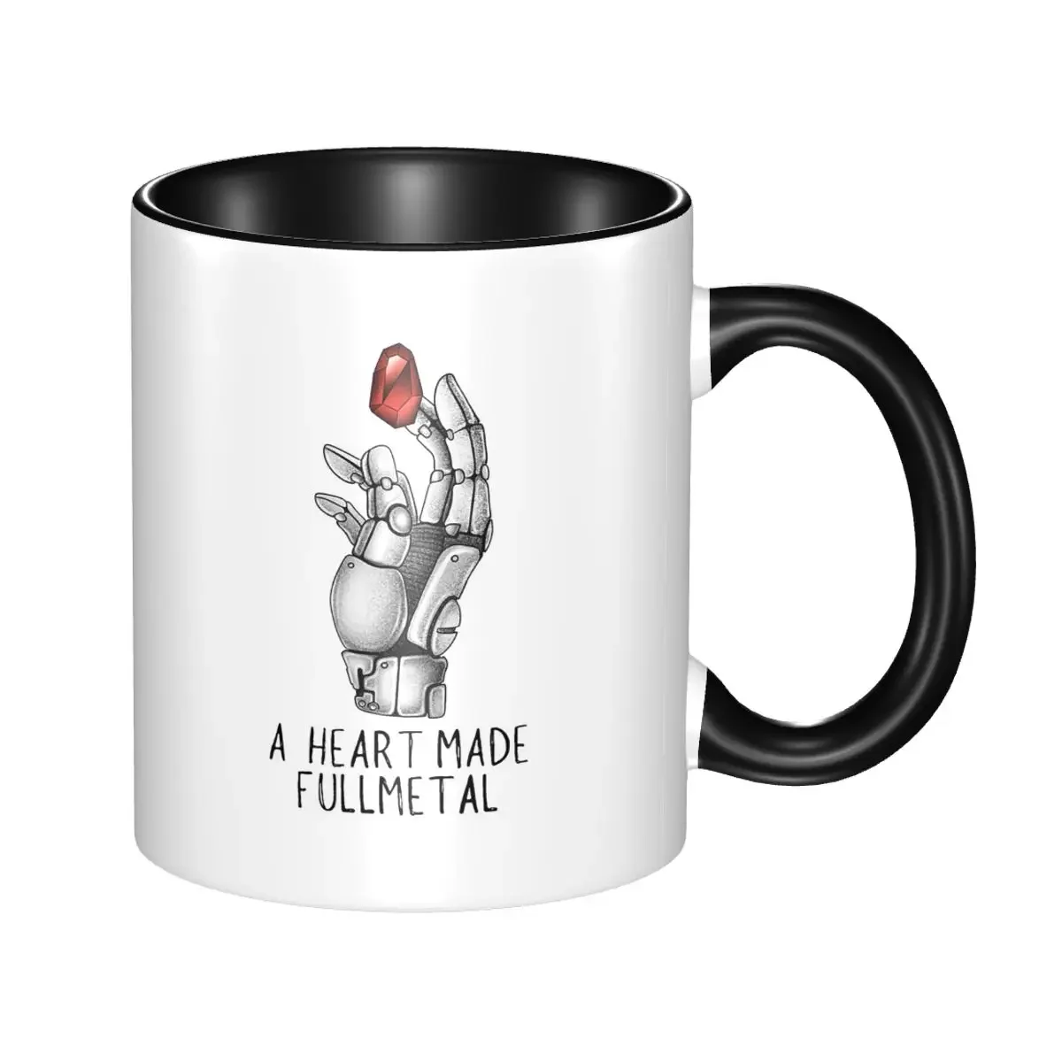 Fullmetal Alchemist Anime Mug Funny Ceramic Coffee Cups Tea Mugs Milk Cup Drinkware Gift for Woman Man