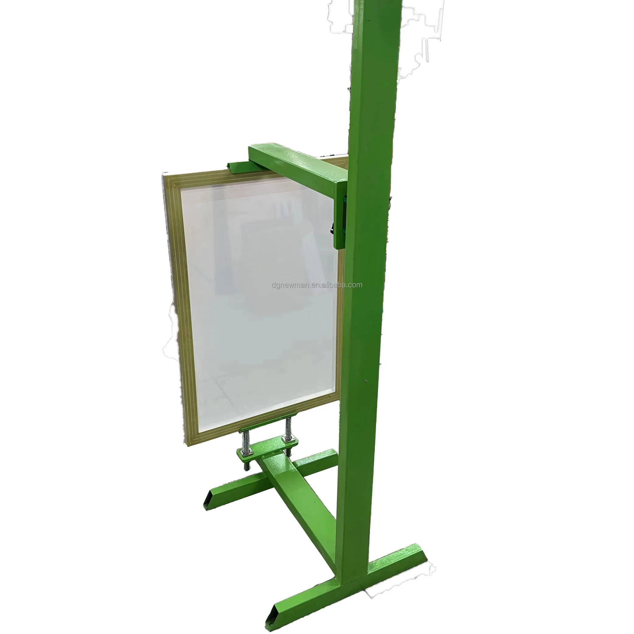 Screen frame manual emulsion coater for large format glass
