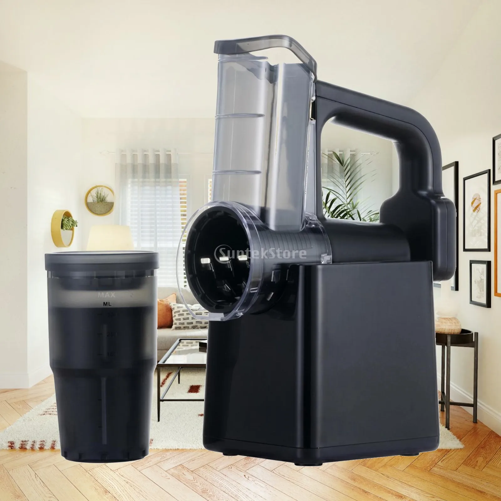 Electric Vegetable Easy to Use Drum Cheese Shredder Singlepress Control