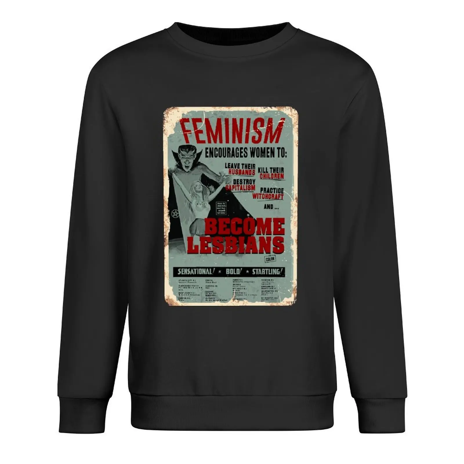 

Lesbian Witchcraft Pullover men's autumn clothes korean clothes tracksuit anime clothing hooded sweatshirts