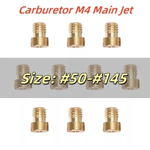 10 Stück Hauptstrahl M4 4mm für GY6 50cc 139Qmb Scooter Motorrad Mikuni Keihin Vergaser 6 Hauptverkaufszubehör 50cc - №5