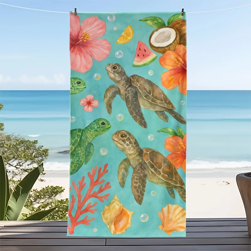 A Themed Beach Towel Featuring 