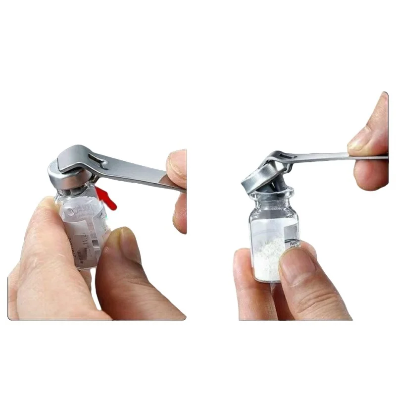 

0.01 trial product Stainless Steel Oral Liquid Vial Opener Tool Portable Kitchen Can Bottle Ampule Accessories Opener Opener