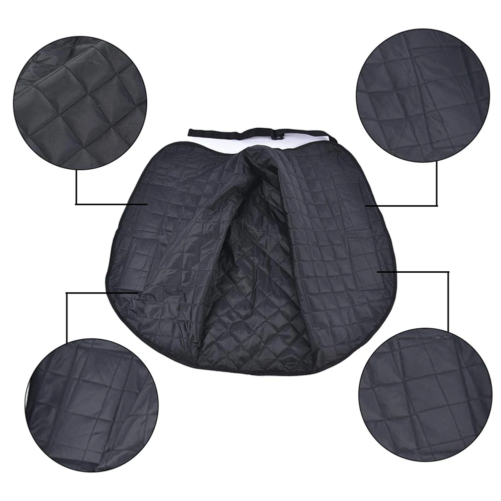 Black Motorcycle Scooter Blanket Knee Warmer Windproof Leg Cover Windproof Quilt Autumn Winter Quilt For Motorcycles Scooter