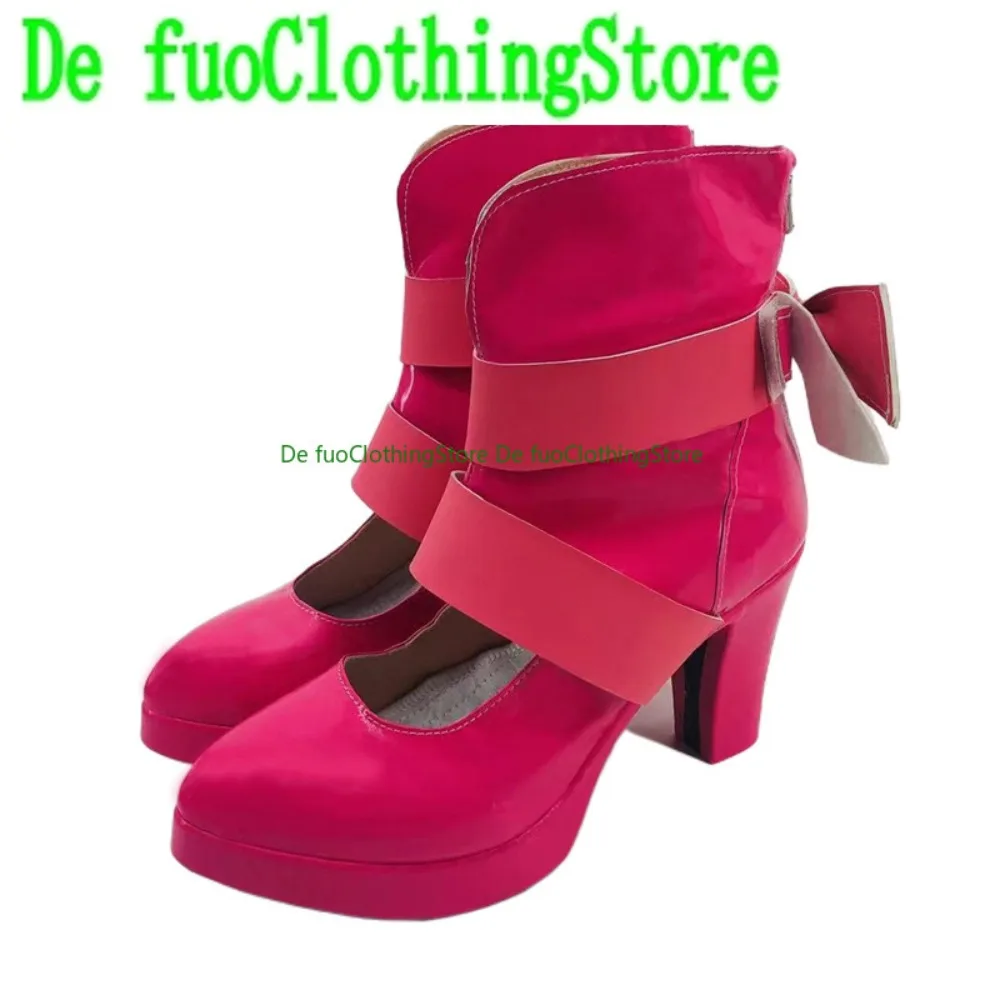 

Defuo Battling King Top Storm Blue Ruobing Cosplay Shoes Anime Games Halloween Costumes Party Props Shoes