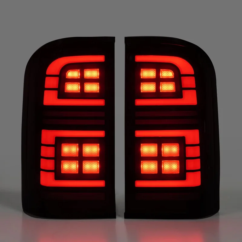 سيارة مصباح ليد خلفي لنيسان باترول Y61 1998-2004 LED الخلفية تشغيل ضوء + مصباح مكبح + عكس + بدوره ديناميكي إشارة #5