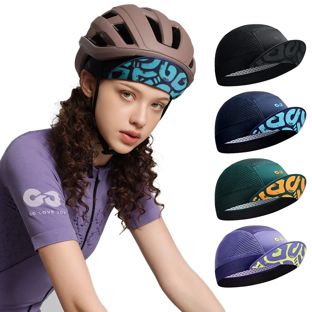 WEUPFLY 1PCS Funny Cycling Cap - Polyester Cycling Hat-Under Helmet - Cycling Helmet Liner Breathable&Sweat Uptake