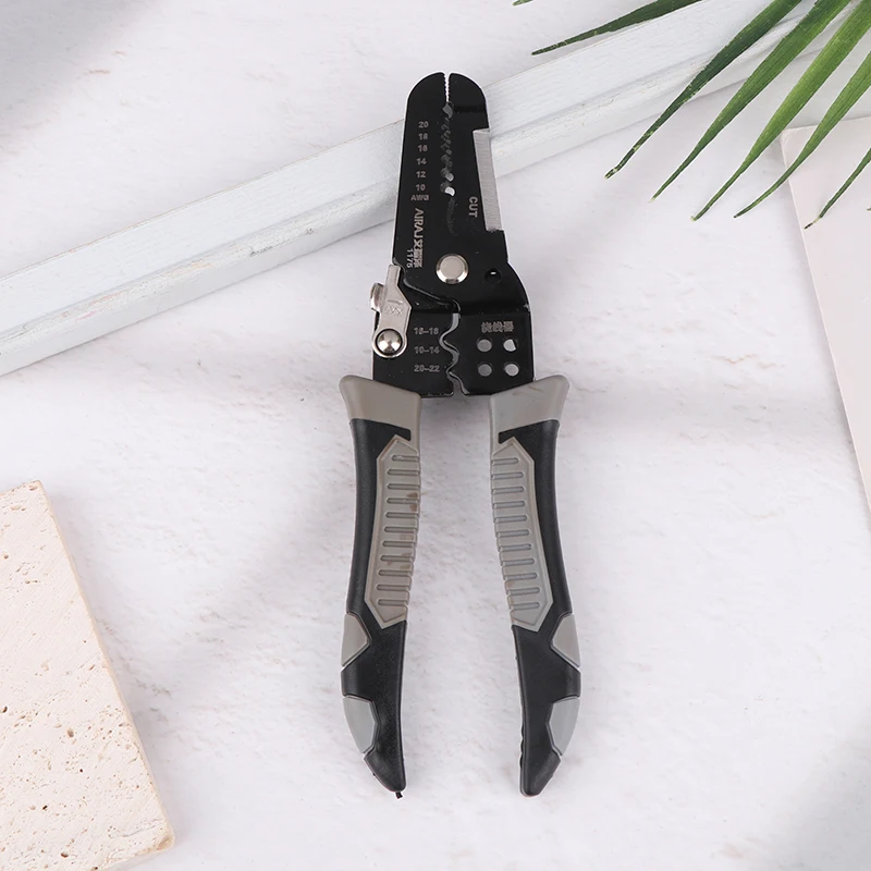 Multi Functional Professional Electrician Wire Tool Cable Wire Stripper Cutter Crimper Automatic Crimping Stripping Plier