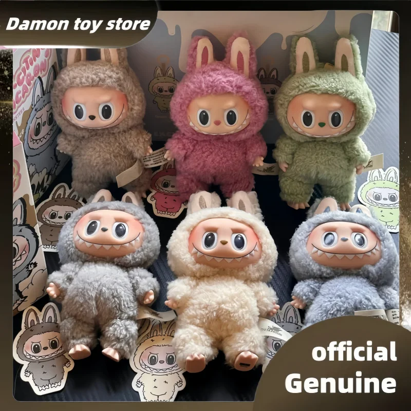 

Genuine Labubu Heartbeat Macaron Face Series Blind Box Trendy Toys Cute Bag Pendants Mystery Box Collectible Customized Gifts