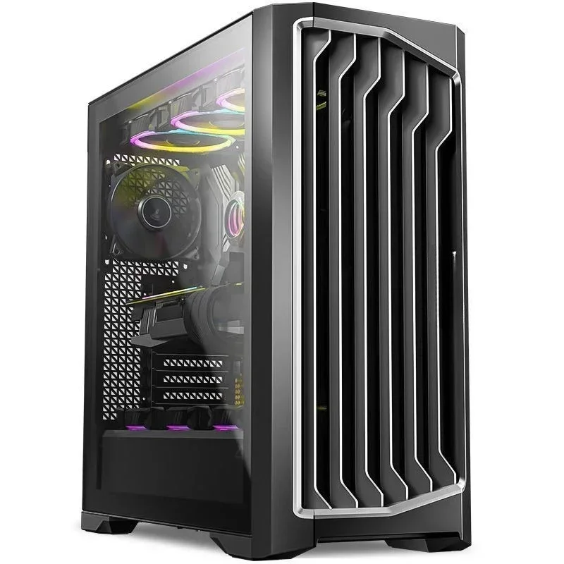 ATX Enhanced Double 360 Water Cooling Modular Double Sided Side Penetrating Full Tower Computer Silent Chassis
