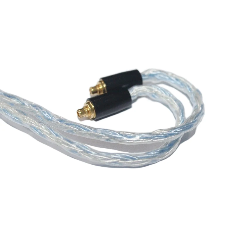 IE600 IE300 IE900 Kabel 3.5Mm 2.5Mm 4.4Mm 24 Core Verzilverd Occ Oortelefoon Kabel Voor Mmcx Sennheiser met Mic