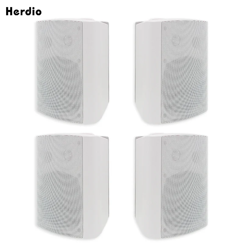 

Herdio 5.25'' 600 Watts Passive Indoor Outdoor Speakers Wired Waterproof Wall Mount Speakers With Loud Volume Perfect For Patio