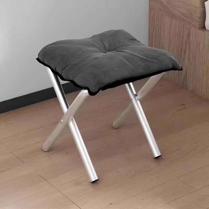 Upholstered Stool Chair Interior Retro Supplies Modern Leisure Stool Chair Small Apartments Marche Pied Pliable Room Furniture