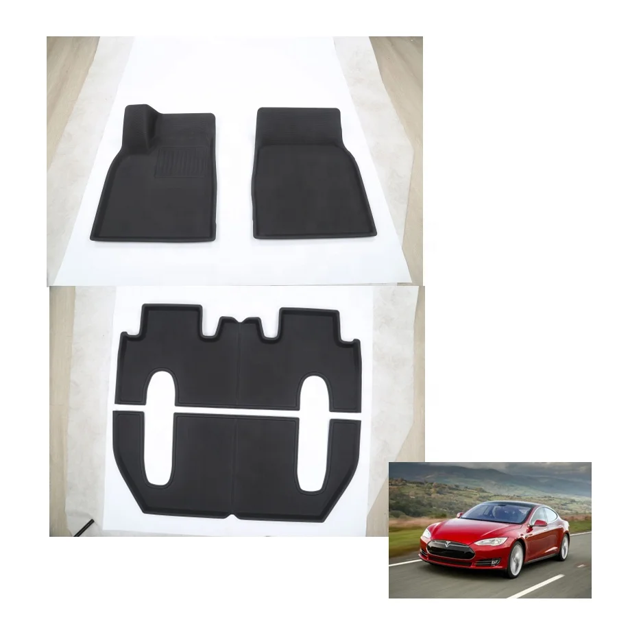 New Full Set for Tesla Model X 2024  Car Carpet Mats for 6 Seats MATS