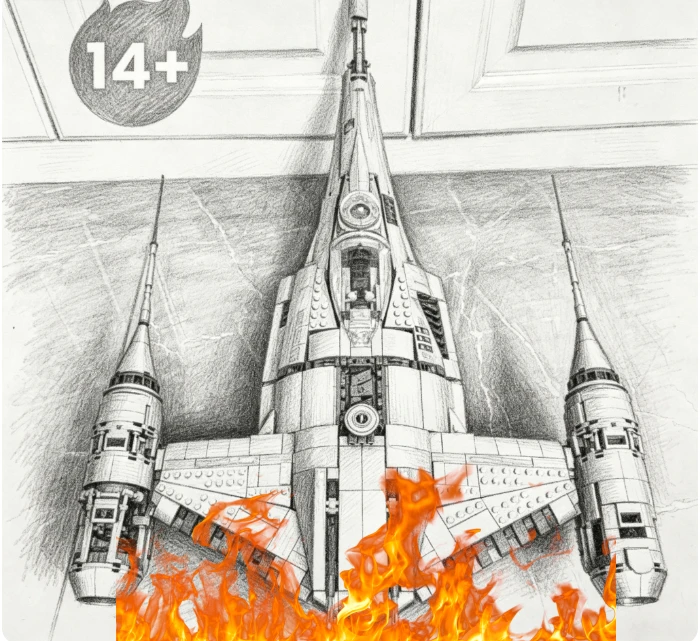 1809 Star Clash Spacecraft Toy Models in Stock for 2026, Suitable for Adult Assembly and Holiday Gifts