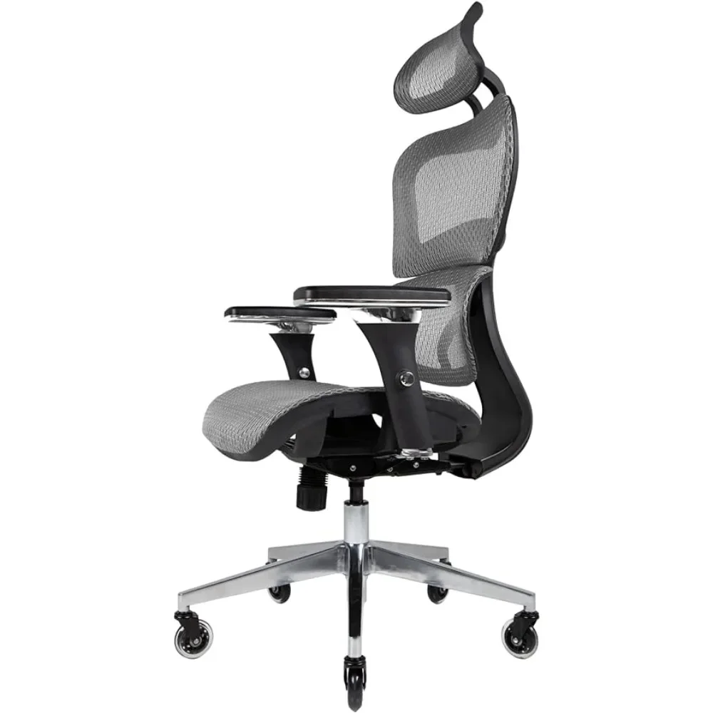 XMSJ-silla ergonómica de oficina Ergo3D, sillón de escritorio rodante con reposabrazos ajustable 4D, para juegos, Pc, ordenador