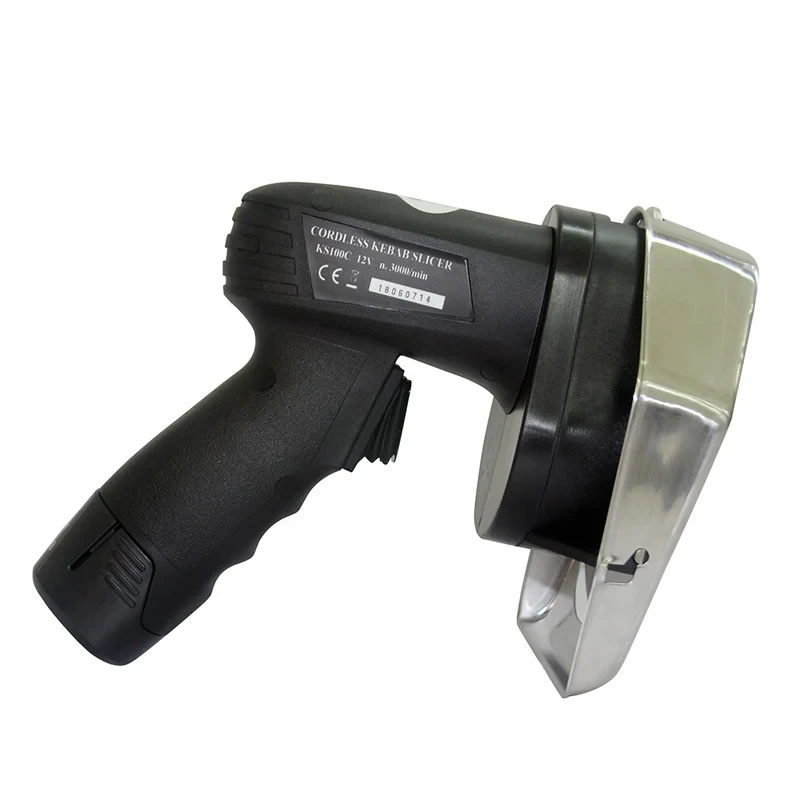 XEO 12V Wireless Small Doner Cutter Turkey Shawarma Handheld Cordless Kebab Slicer hine Battery Chargeable