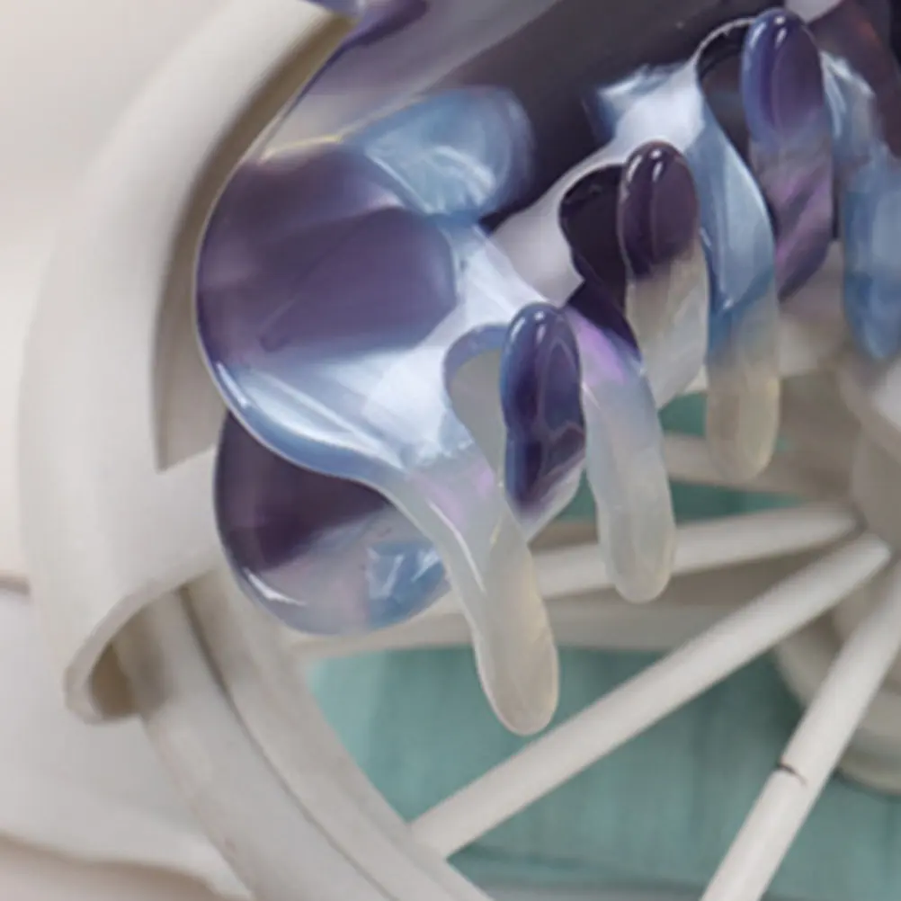 

2 шт. больших фиолетовых декоративных заколок-крабов для густых и тонких волос, с нескользящим захватом, для вечеринок, выпускных, свиданий, подарок, аксессуары для волос