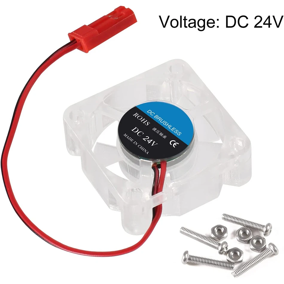 مروحة التبريد مصباح ليد جهاز كمبيوتر شخصي 3010 5 فولت/12 فولت/24 فولت جهاز تحكم بالمروحة 2Pin الترا تحمل المبرد ثلاثية الأبعاد أجزاء الطابعة