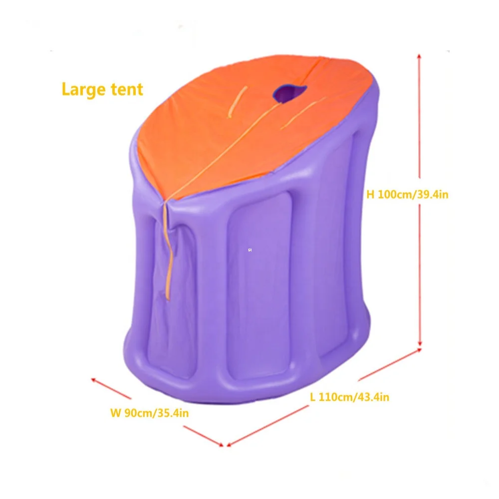 Modern Acrylic Inflatable Steam Sauna 3.0L 1500W EU/US Plug Portable Steam Bath Lose Weight Detox Therapy Spa Cabin