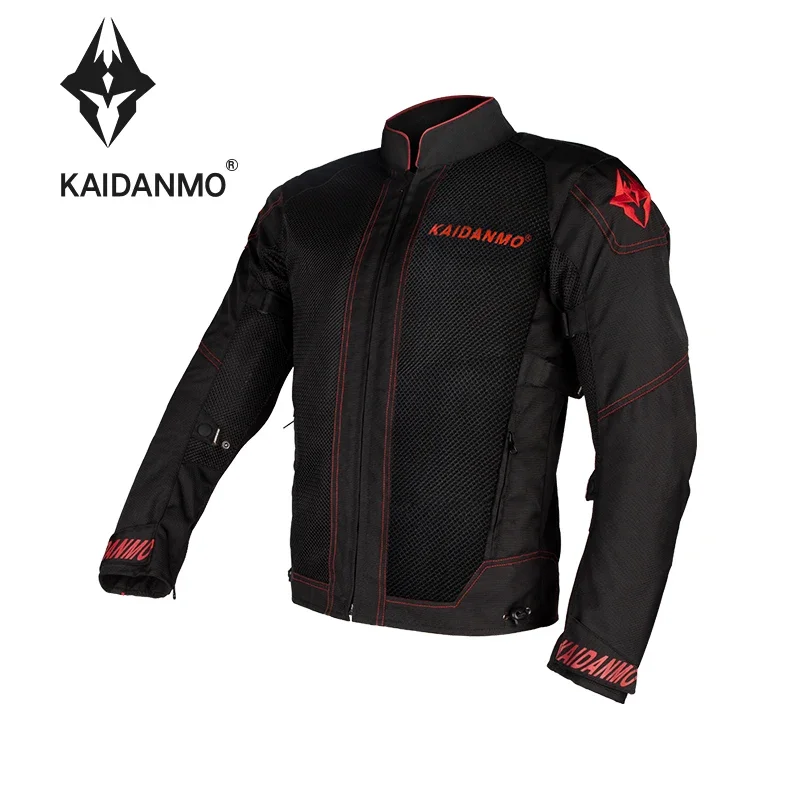 KAIDANMO Men's Biker Jacket Cycling Suit Knight Anti-drop Woman Racing Heavy Moto Breathable Four Seasons Waterproof