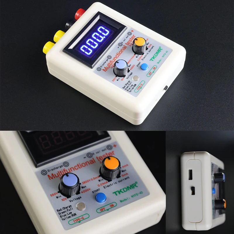 TKDMR 0-4000V Voltage Withstand Capability Test and Voltage Discharge 2-in-1 Tester, Voltage Withstand Test, Discharge Tool