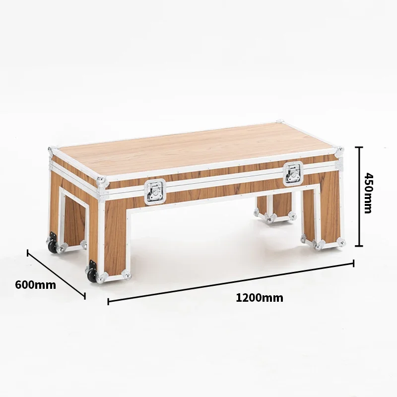 

Журнальный столик Air Box серии Badass съемный с местом для хранения полностью алюминиевый подшивка в стиле ретро ностальгический стиль