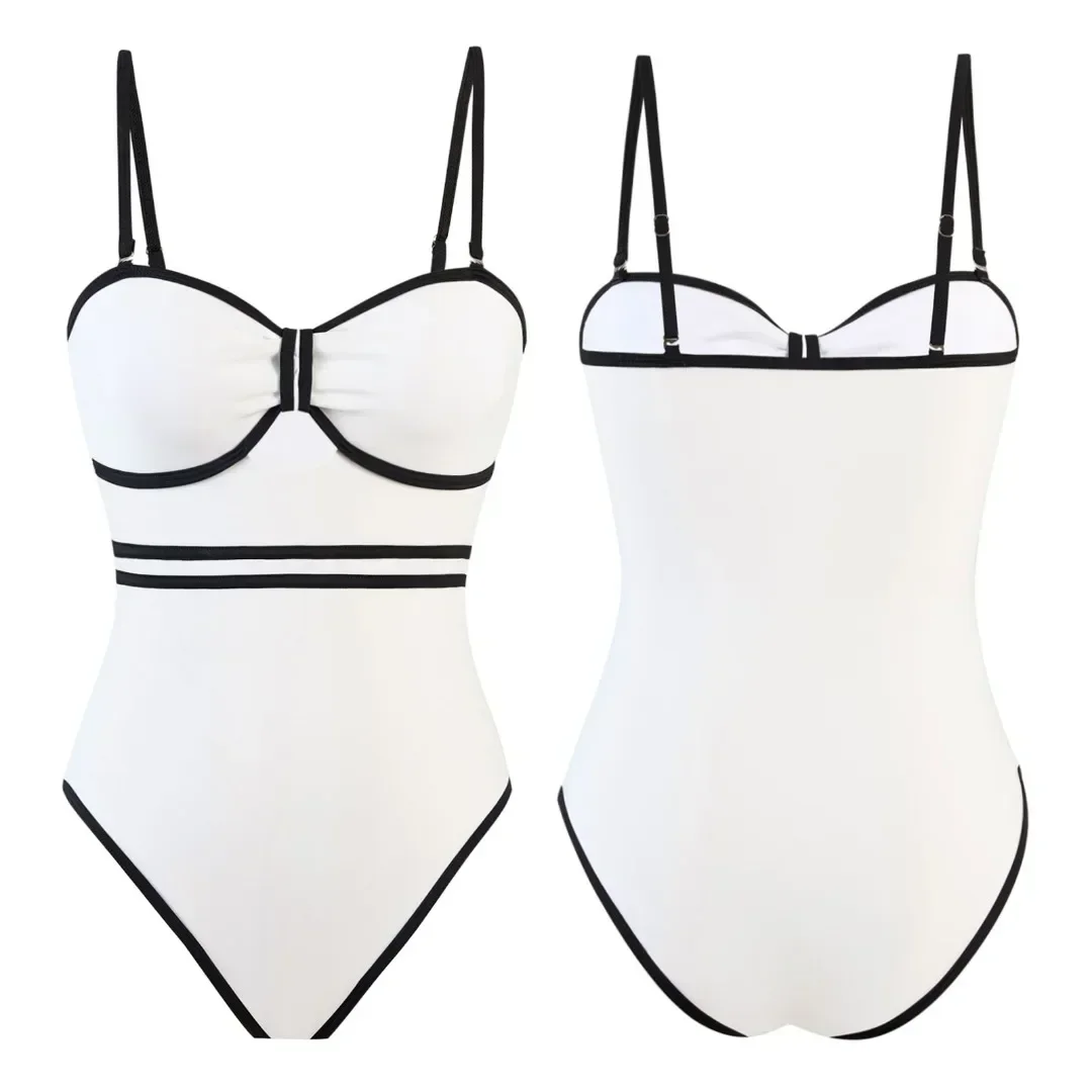 

One-piece Swimsuit with Belly Covering and Slimming Effect, New Fashionable Swimsuit Round Skirt Set