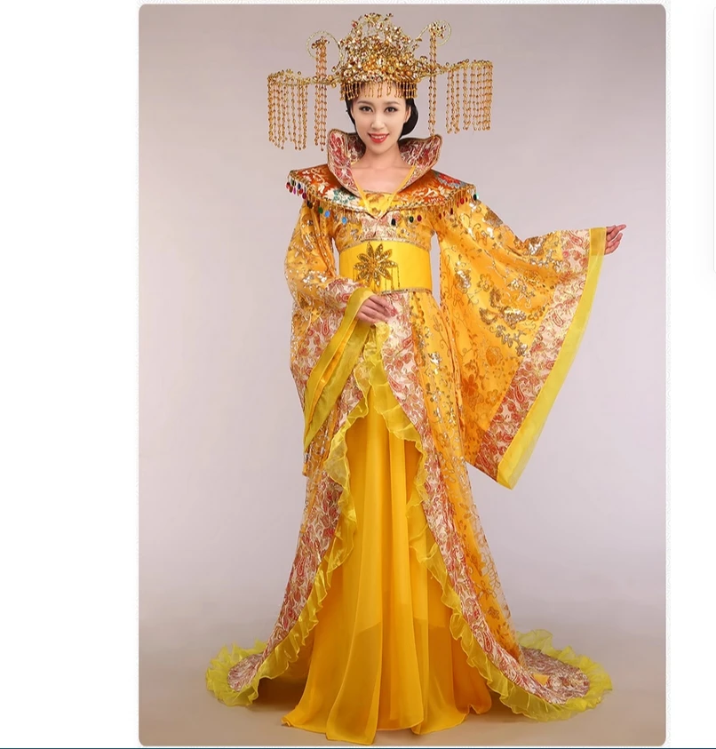 الزي القديم للفتيات، زي هانفو، زي تانغ، زي أداء رداء فينيكس، زي تانغ سلالة نوبل كونسورت والإمبراطورة #2