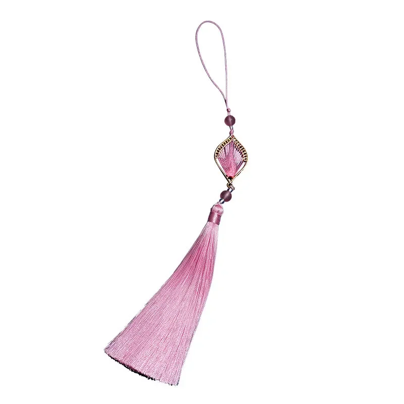 1PC Tassels Craft Tassels Handmade Soft Tassels with Cord Loop for DIY Jewelry Making Bookmarks Pendant Accessories