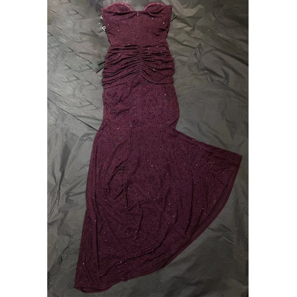 Abito da sera senza spalline da donna estivo 2026, gioielli con diamanti, corsetto, abito da donna, reggiseno lungo da festa di nuova moda Y2K