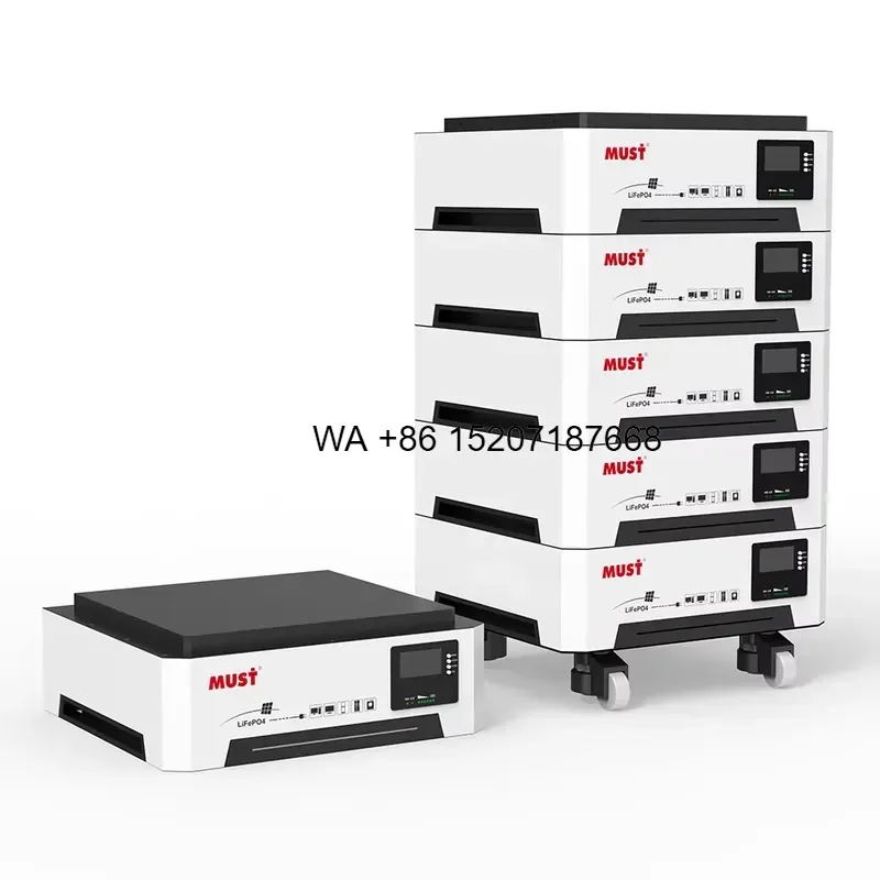 Wmwmnu for MUST Solar Hybrid Inverter Storage System LP19 Series Lithium Battery Rack Mounted for Home Use 5kwh 10kwh