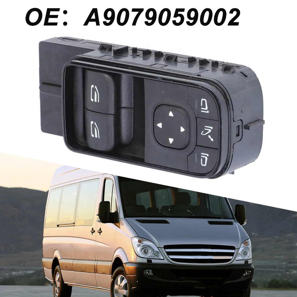 

Black Power Window Switch Anti-Corrosion Material Easy Installation OEM Replacement Wear-Resistant Parts Vehicle Maintenance