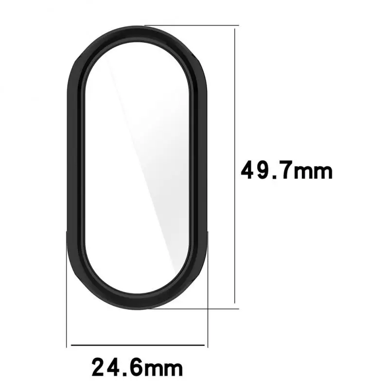 1/2/4PCS Watch Case For Mi Band 8 Smart Watch Screen Protector Case TPU Face Cover Lightweight Easy To Use Protector Case