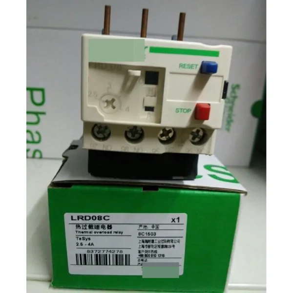 

One Thermal Overload Relay Lrd08c 2.5-4a Delivery Brand New Original Spot Plc