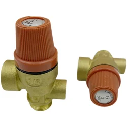 1Pcs Boiler Safety Valve Brass Inner And Outer Wire Exhaust Valve Snap-In Safety Valve Gas Pressure Relief Valve