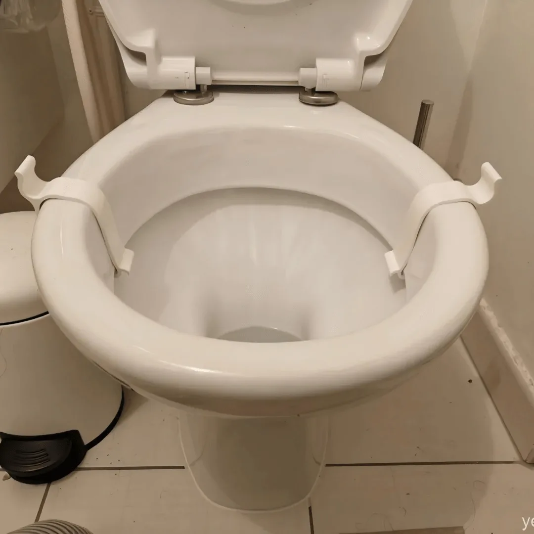 Toilet seat stabilizer. 2PCS，Give this toilet stabilizer a try. It can easily align the toilet and prevent it from moving.