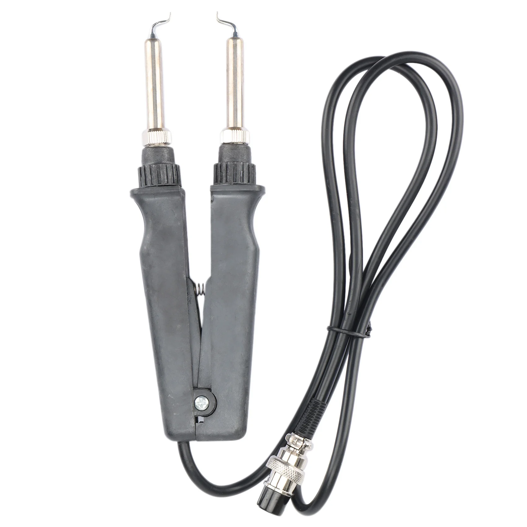 A11E-902 ESD SMD Doppio Saldatore Pinzetta Maniglia Clip Pinza Riscaldamento Stazione di Saldatura Accessori Punta Piatta