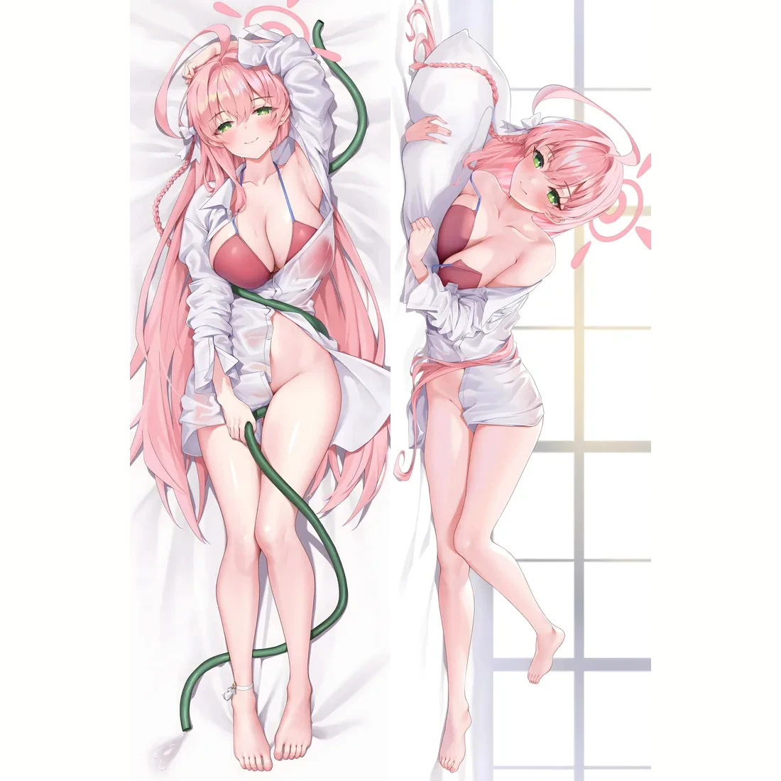 

Dakimakura Anime Pillowcase Blue Archive Urawa Hanako DIY Personalized Home Bedding Hing Body Pillow Cover Case Dropshipping