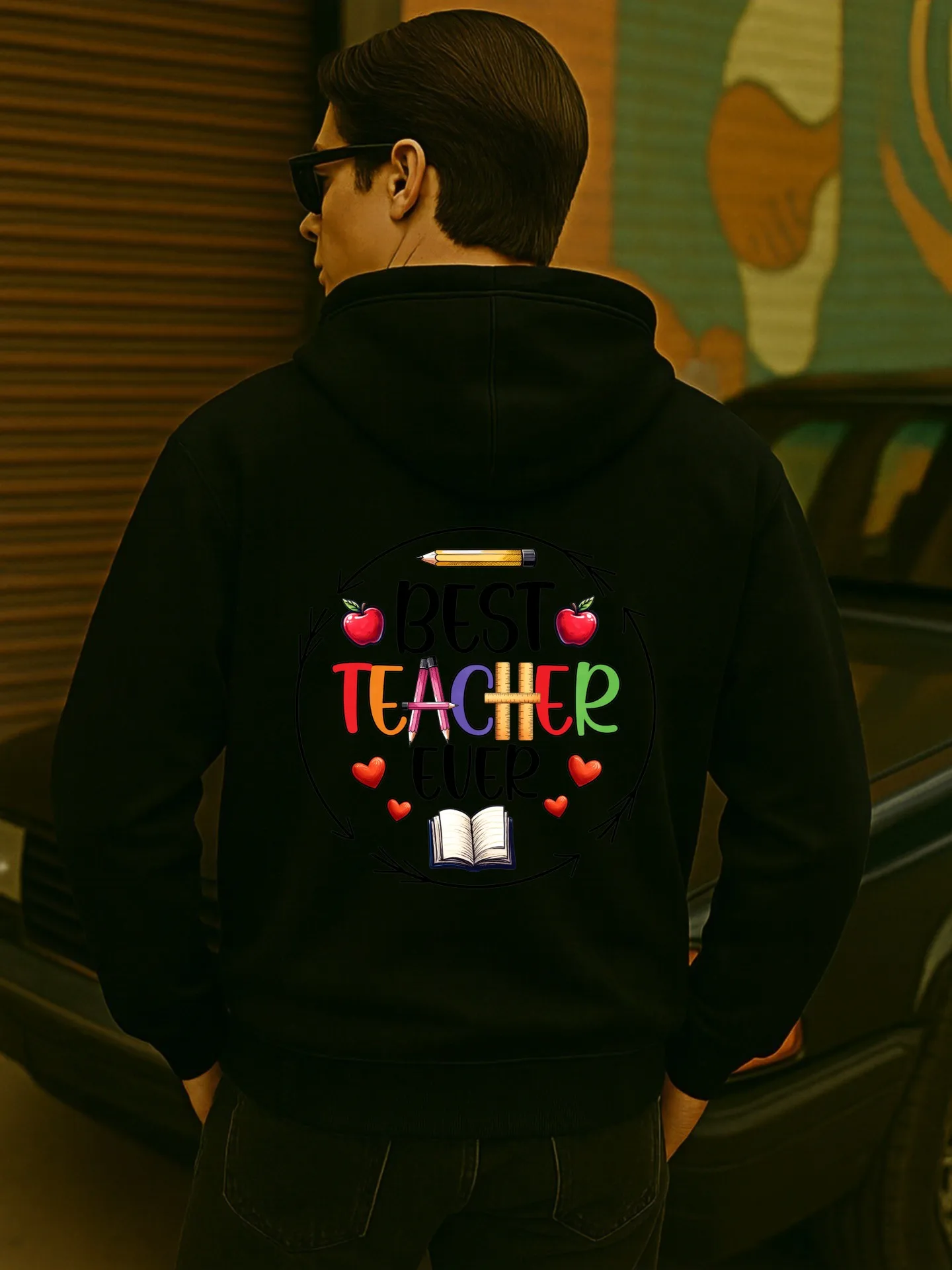 هوديي جرافيك للرجال، ممرضة - طباعة تحت عنوان، نمط كاجوال، قماش ناعم، للشباب، للارتداء اليومي #2