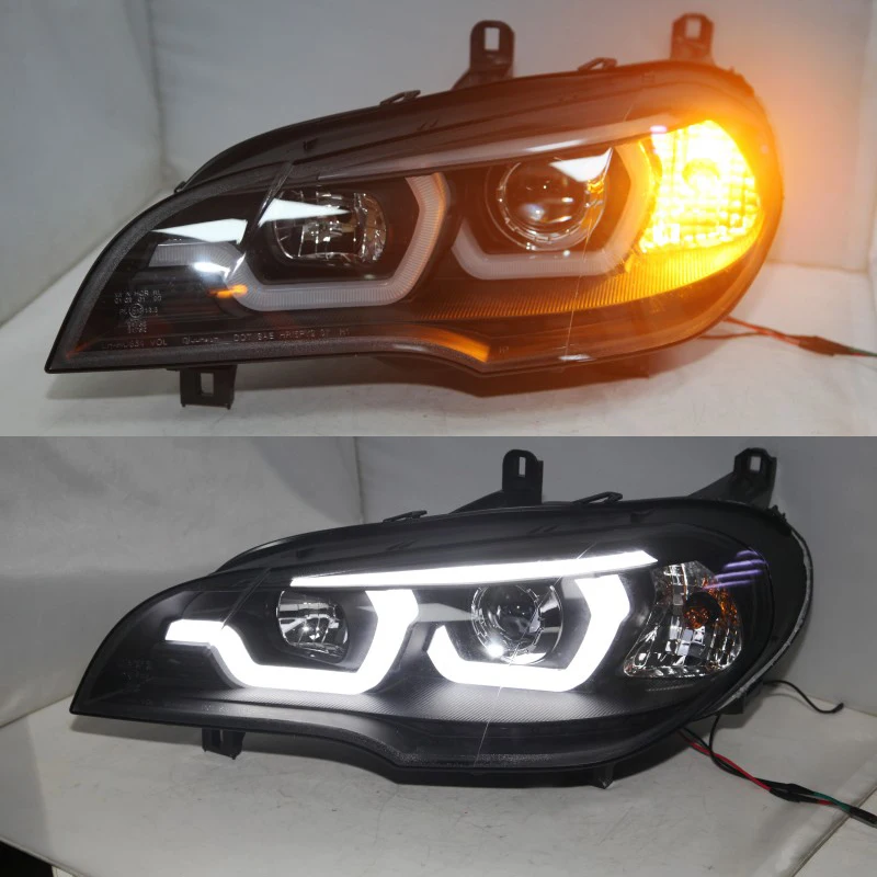

LED Headlight Assembly For BMW X5 E70 Front Head Lamp 2007-2010 Year