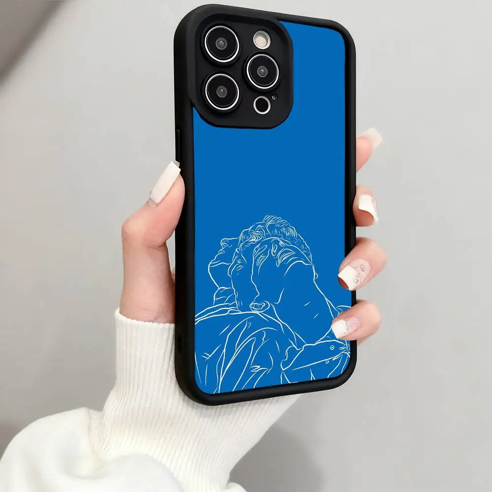 C-Call M-Me باسمك جراب هاتف جراب هاتف جل ناعم مطاط بولي يوريثان للنساء والرجال كاميرا كاملة واقية تعزيز للصدمات