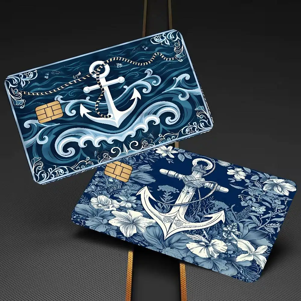 Boat Anchor Anime Young Creidt Card Debit Card Sticker Film Case Front Tape For Small Big Chip No Chip