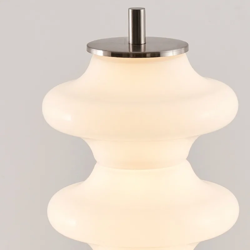 Italian designer creative candied gourd modeling glass table lamp cream wind living room bedroom study table lamp