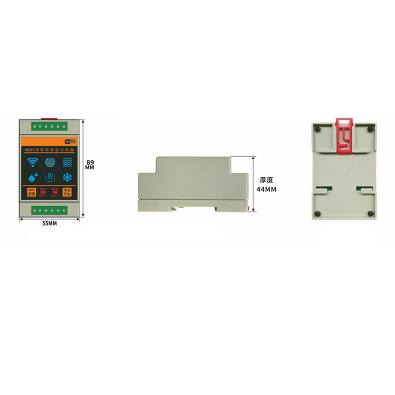 Imagem -03 - Tuya Smart Home Water Level Sensor Controlador Wifi Alarme de Inundação de Vazamento Detector de Fluxo de Tanque de Natação Proteção de Vazamento