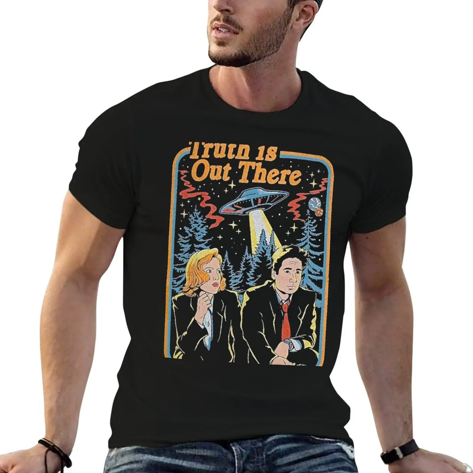 La vérité est là - Les dossiers X sont amusants, la vérité est là - Les dossiers X sont hilarants T-Shirt à manches courtes pour le travail en extérieur