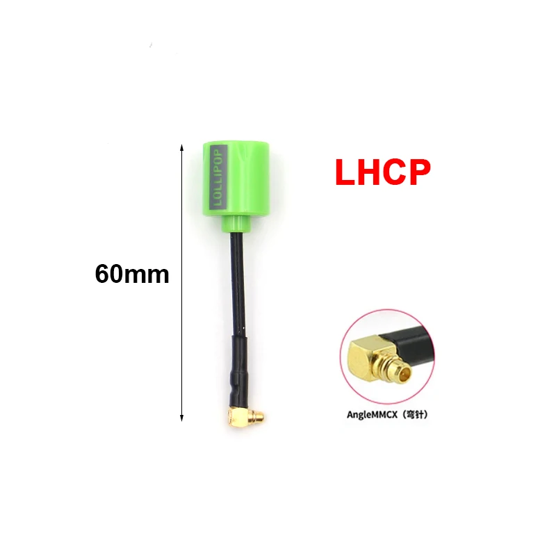 Lollipop 5 RHCP/LHCP 5.8G 2.8dBi MINI FPV Antenne SMA/RP-SMA/MMCX-Straight/MMCX-hoek/UFL voor RC Zender Ontvanger Drones DIY