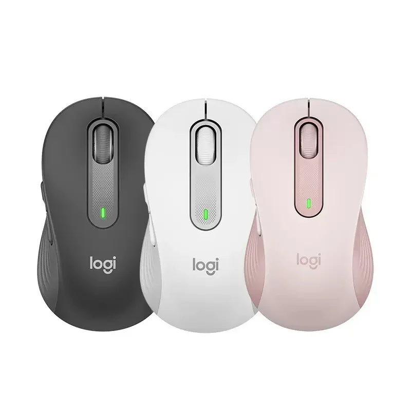 LOGITECH-Souris sans fil 650L, Bluetooth, silencieuse, pour ordinateur de bureau, technologie de capteur optique avancée, avec bouton CED