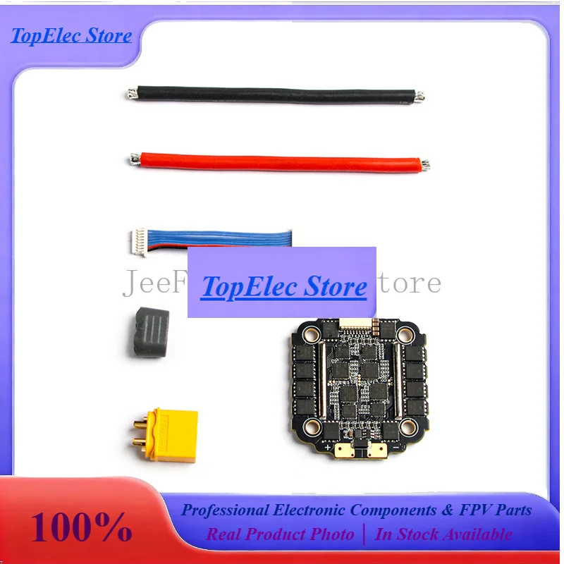 ToPssFLYROUN 80A 3-6S 4IN1 ESC H743 Stack H7 FC Flight Controller FPV Stack For MARK4 13inch FPV Drone Frame