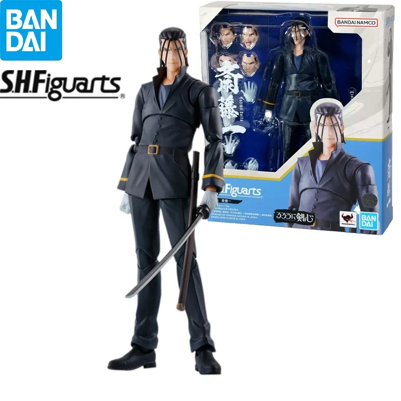 

В наличии: Фигурка Bandai S.H.Figuarts Хаджиме Сайто из аниме Rurouni Kenshin (TAMASHII NATIONS), коллекционная модель, игрушка, подарок
